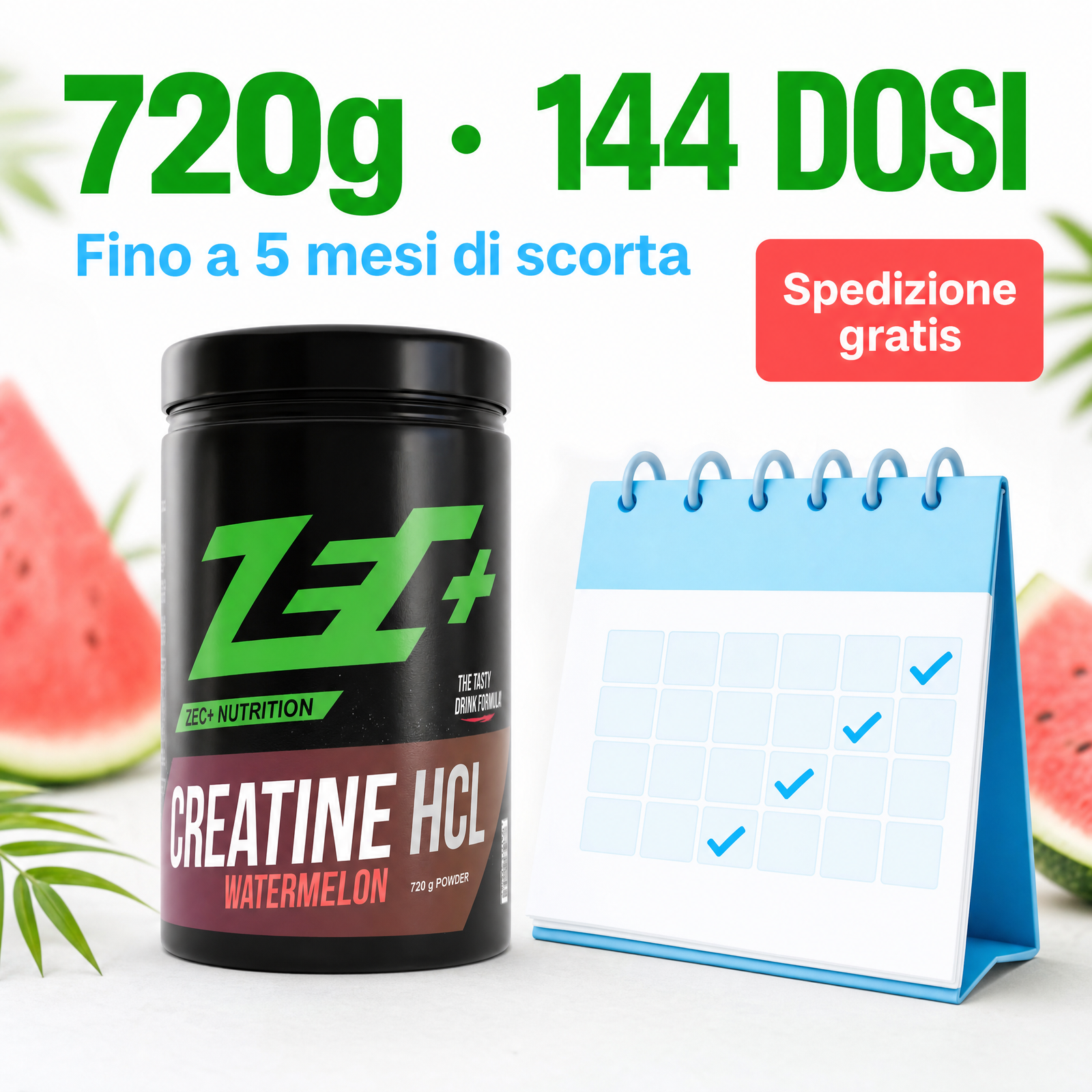 ZEC+ CREATINA HCL 720g — infografica 8