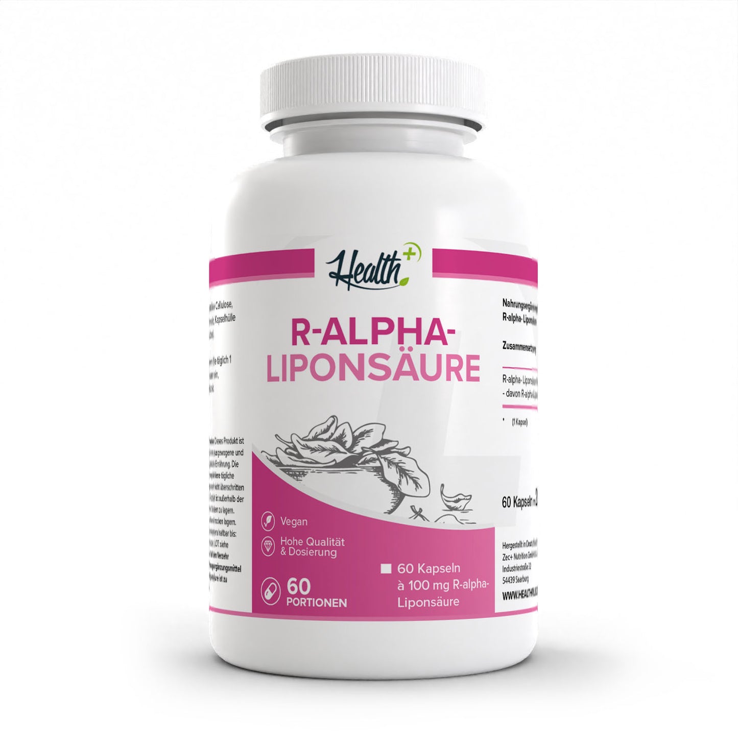 HEALTH+ R-ALA 60 cápsulas