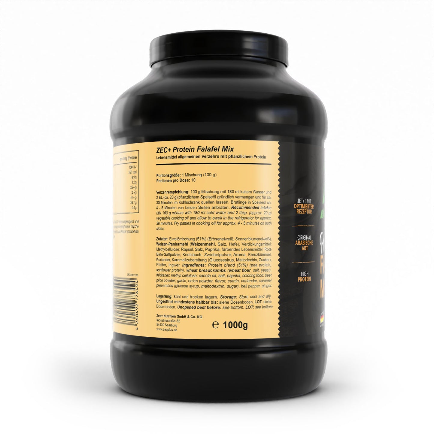 ZEC+ PROTEÍNA MEZCLA DE FALAFEL