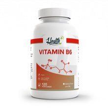 HEALTH+ VITAMINA B6 120 cápsulas 