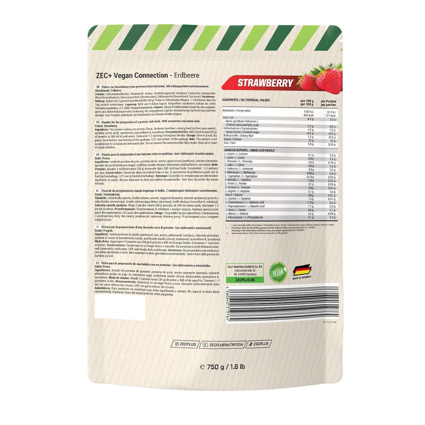 ZEC+ VEGAN CONNECTION 750g 