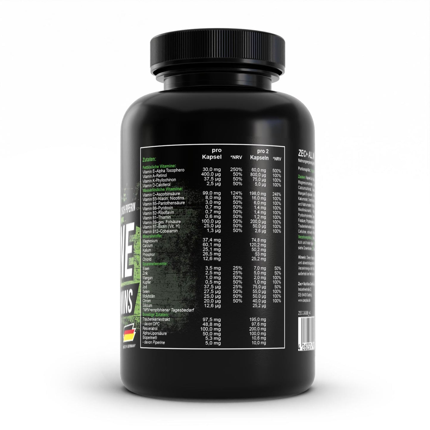 ZEC+ ALL IN ONE | Vitamine & Antiossidanti | 120 capsule