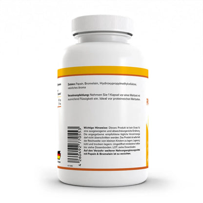 HEALTH+ ENZIMAS DE PIÑA-PAPAYA 120 cápsulas 
