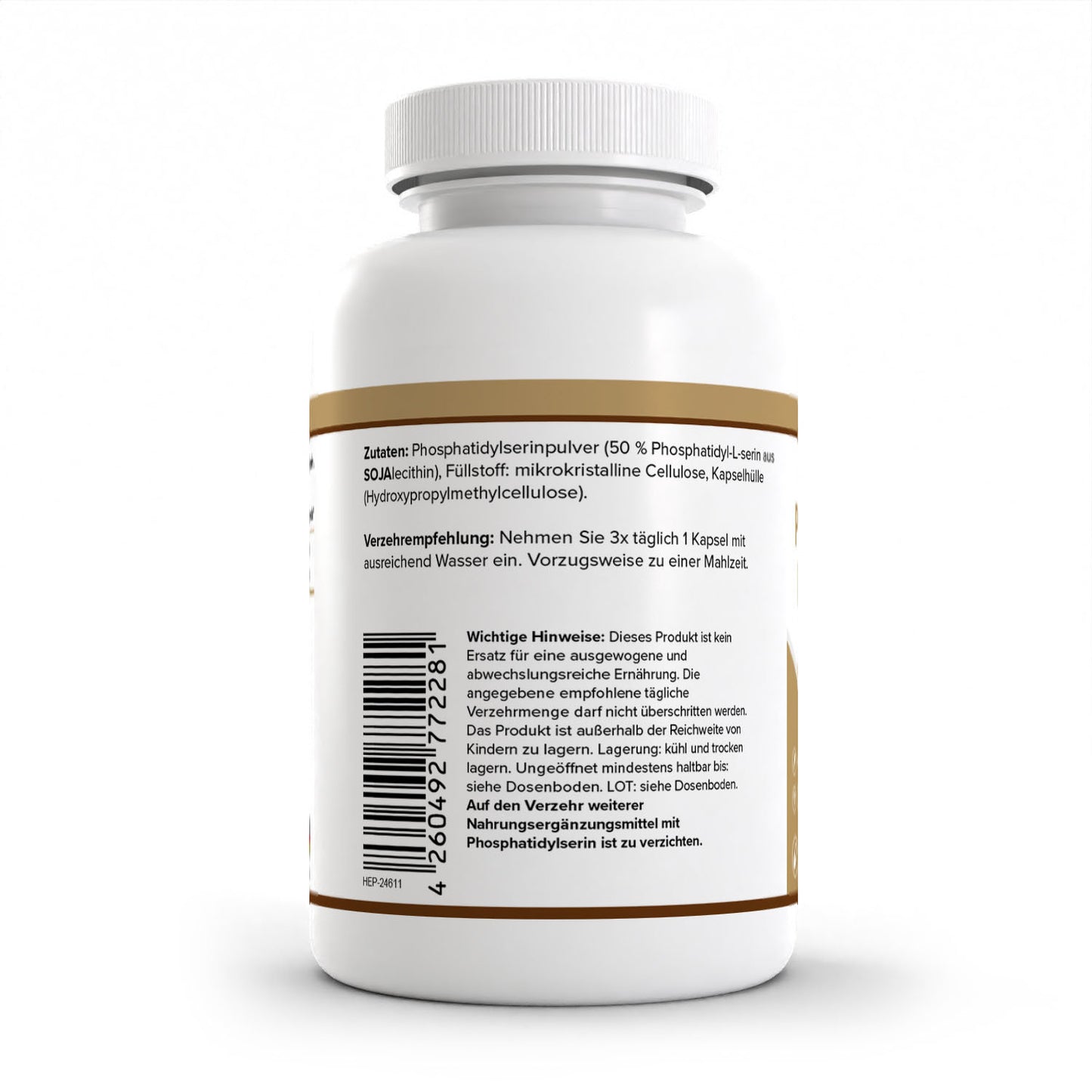 HEALTH+ FOSFATIDILSERINA, 120 Cápsulas 