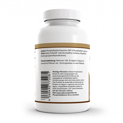 HEALTH+ FOSFATIDILSERINA, 120 Cápsulas 