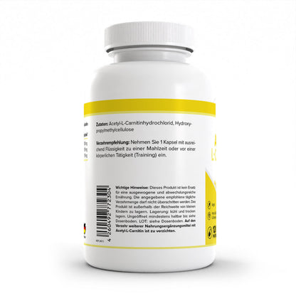 HEALTH+ ACETIL-L-CARNITINA 120 cápsulas 