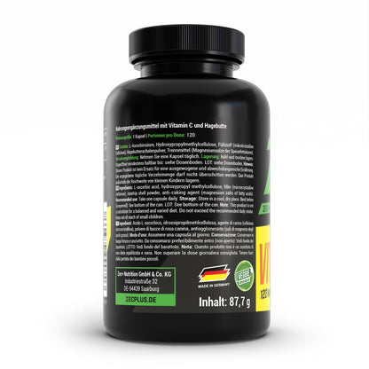 ZEC+ VITAMINA C + ROSA CANINA 240 cápsulas 