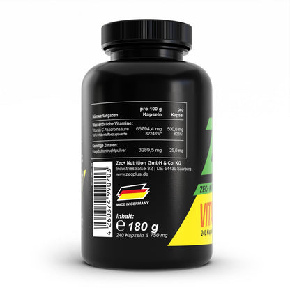 ZEC+ VITAMINA C + ROSA CANINA 240 cápsulas 