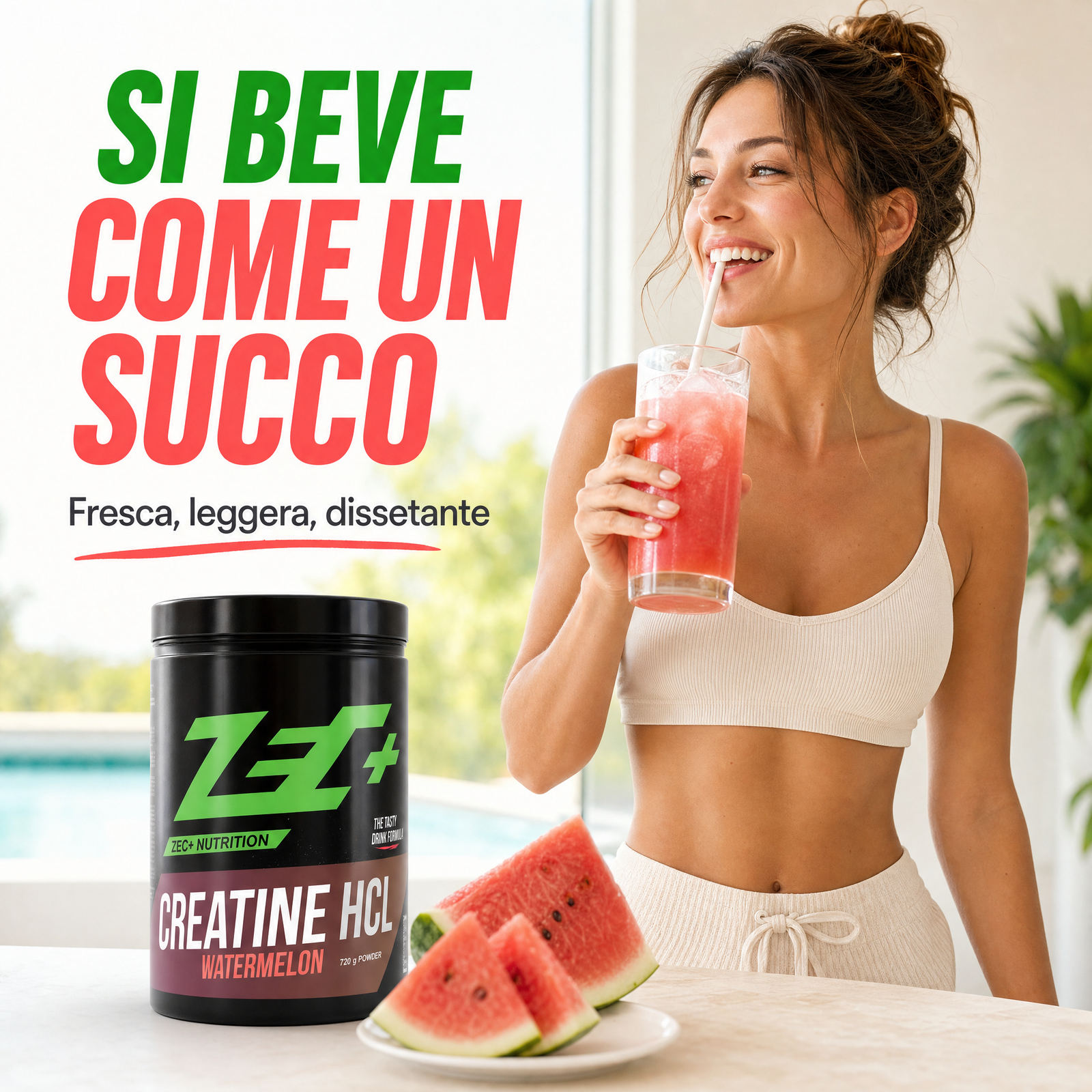 ZEC+ CREATINA HCL 720g — infografica 3