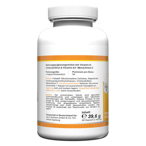 HEALTH+ VITAMINA D3 & K2 90 capsule