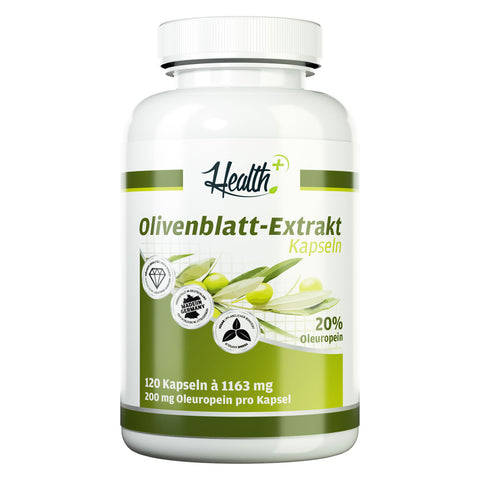 HEALTH+ EXTRACTO DE HOJAS DE OLIVO Cápsulas, 120 Cápsulas 