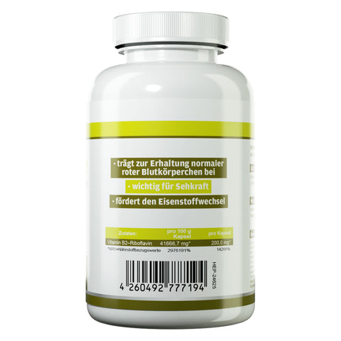 HEALTH+ VITAMINA B2 120 Capsule