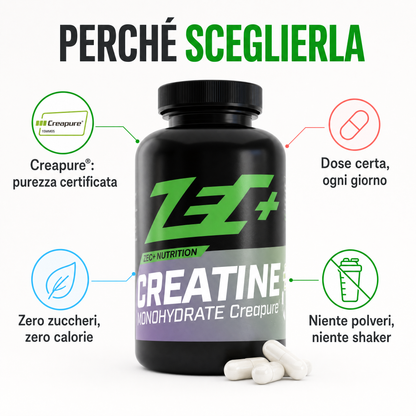 Perché scegliere la creatina Creapure in capsule