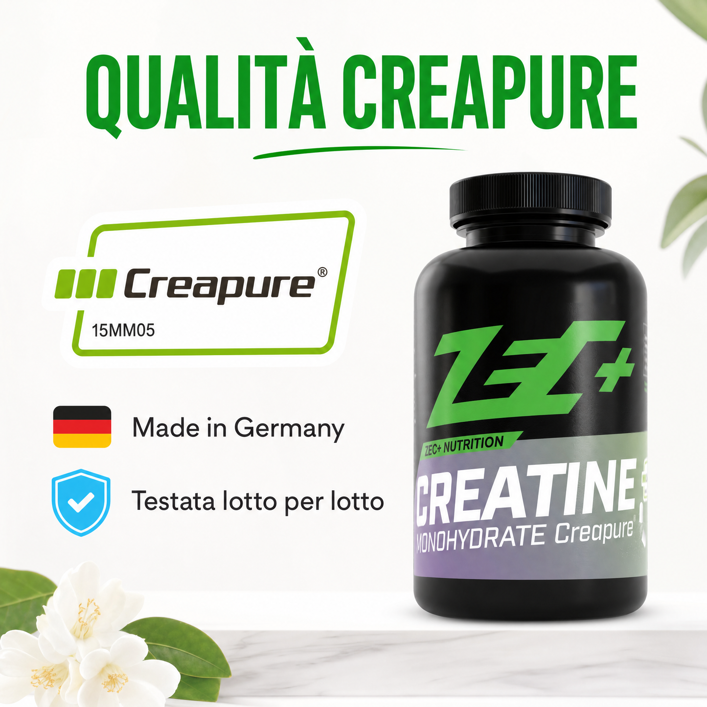 Qualità Creapure certificata