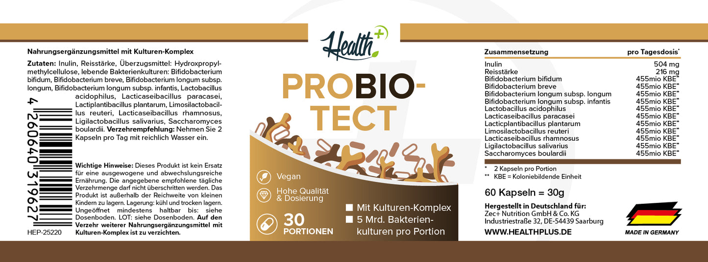 HEALTH+ PRObio-TECT, 60 Capsule