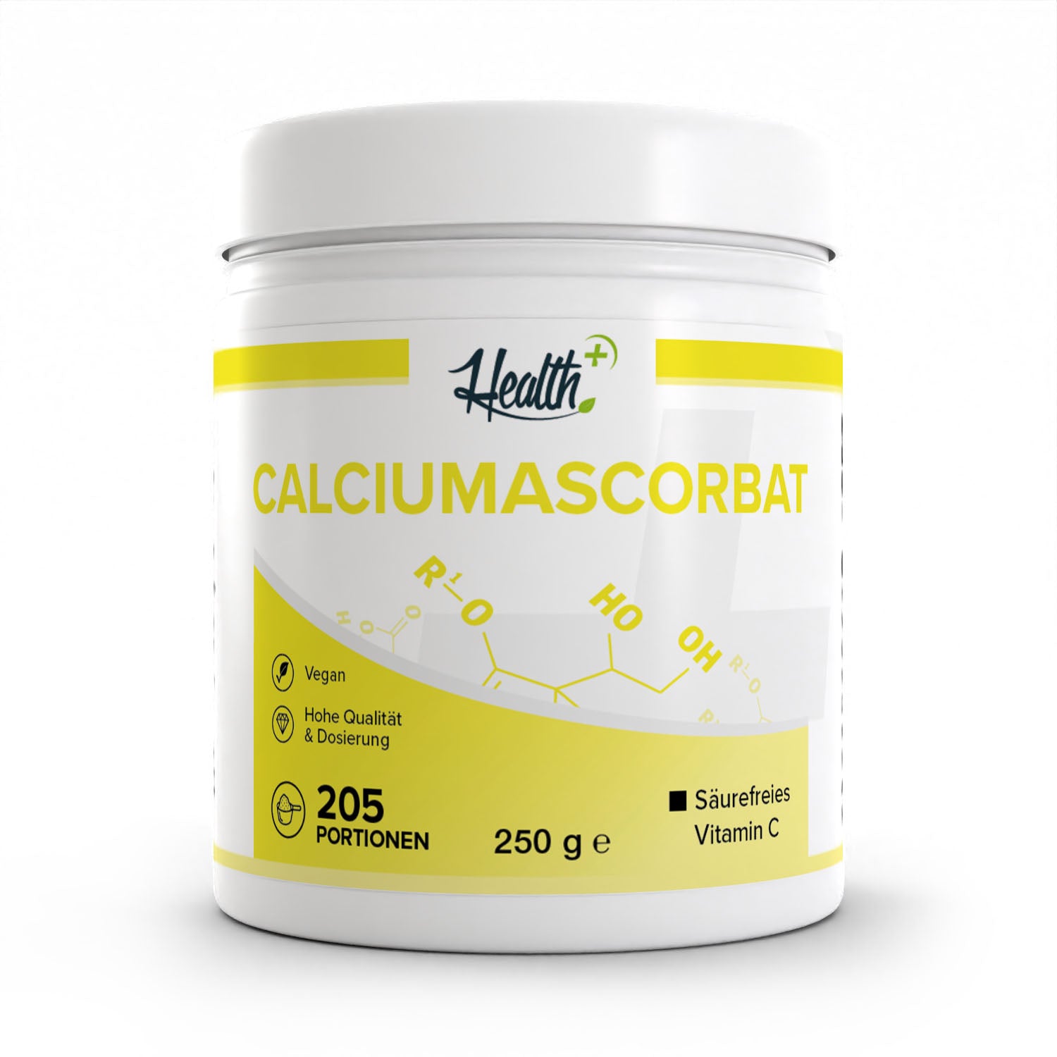 HEALTH+ ASCORBATO DE CALCIO 250g 