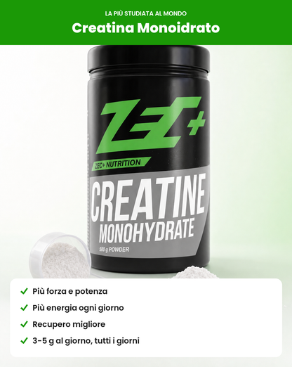 Creatina Monoidrato: forza, energia, recupero