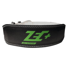 ZEC+ Cinturón de cuero negro con acolchado lumbar WEIGHT LIFT BELT 