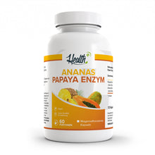 HEALTH+ ENZIMAS DE PIÑA-PAPAYA 120 cápsulas 