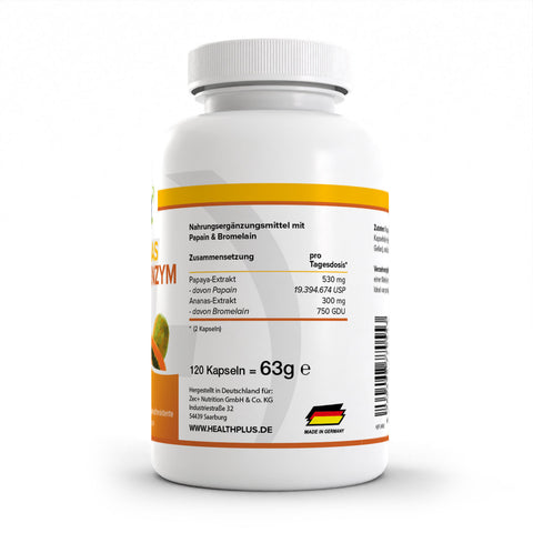 HEALTH+ ENZIMI DI ANANAS-PAPAYA 120 capsule