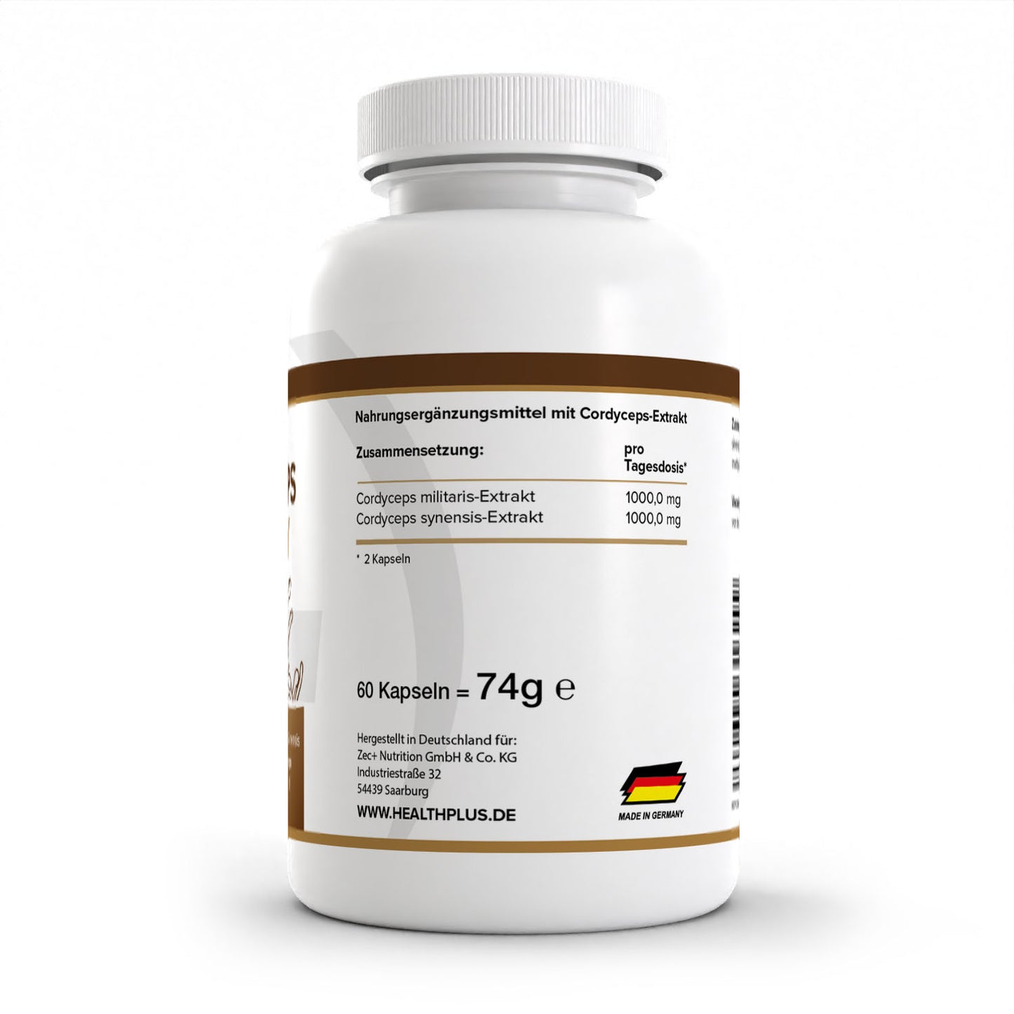 HEALTH+ CORDYCEPS SYNERGY 60 cápsulas 