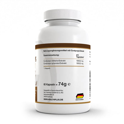 HEALTH+ CORDYCEPS SYNERGY 60 cápsulas 