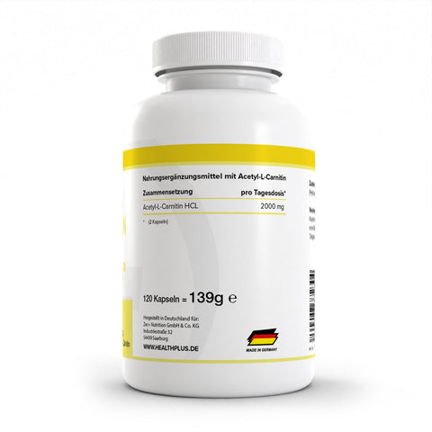 HEALTH+ ACETIL-L-CARNITINA 120 capsule