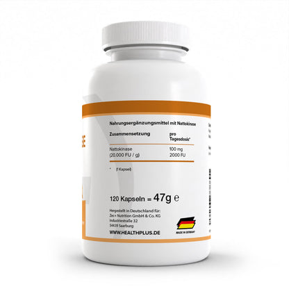 HEALTH+ NATTOQUINASA 120 cápsulas 