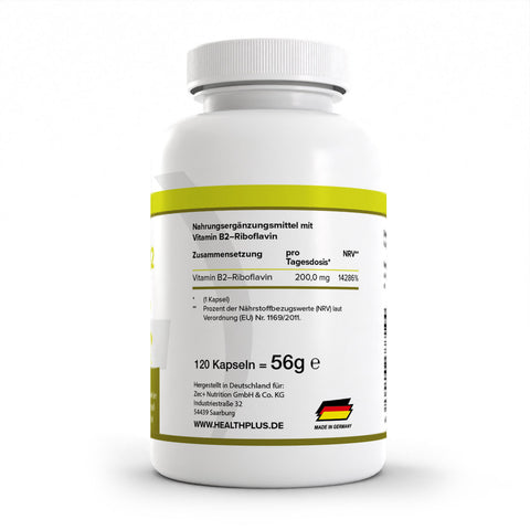 HEALTH+ VITAMINA B2 120 Capsule