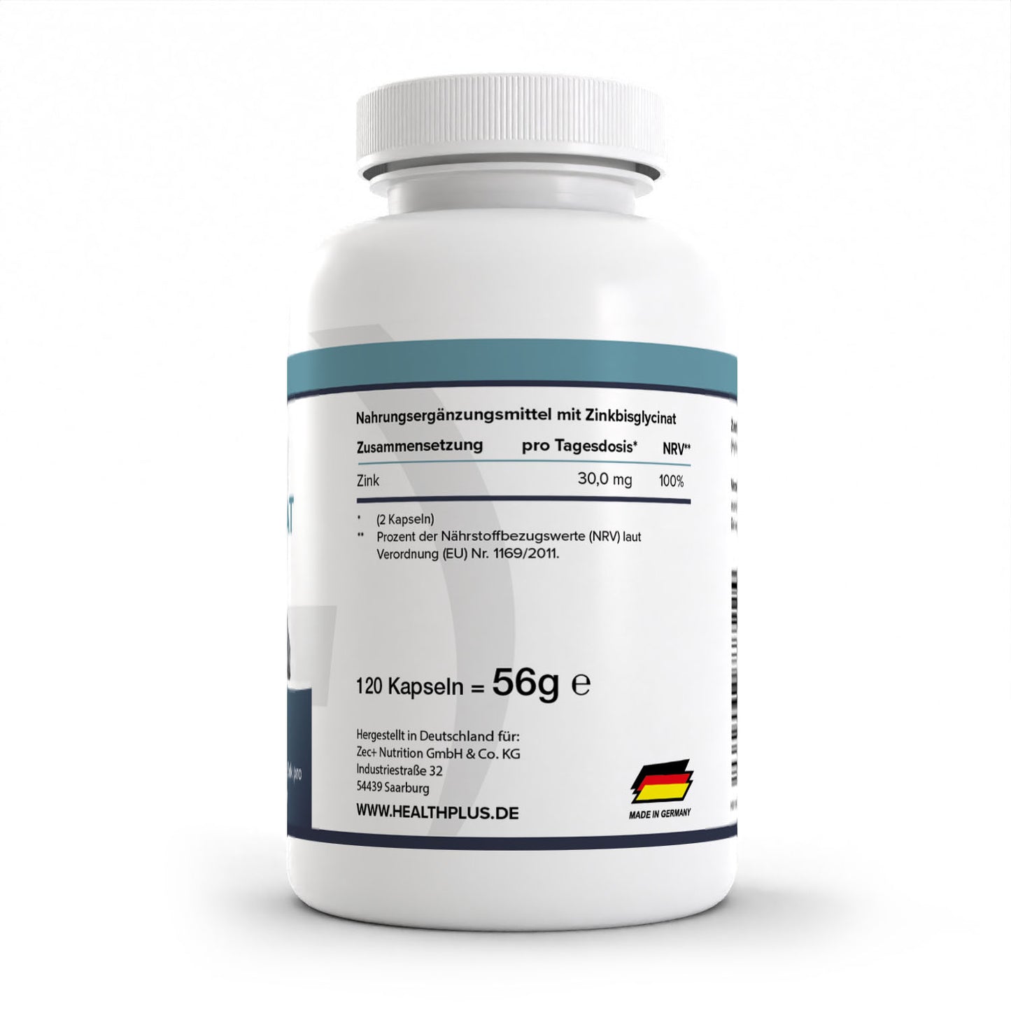 HEALTH+ ZINC BISGLICINATO 120 cápsulas 