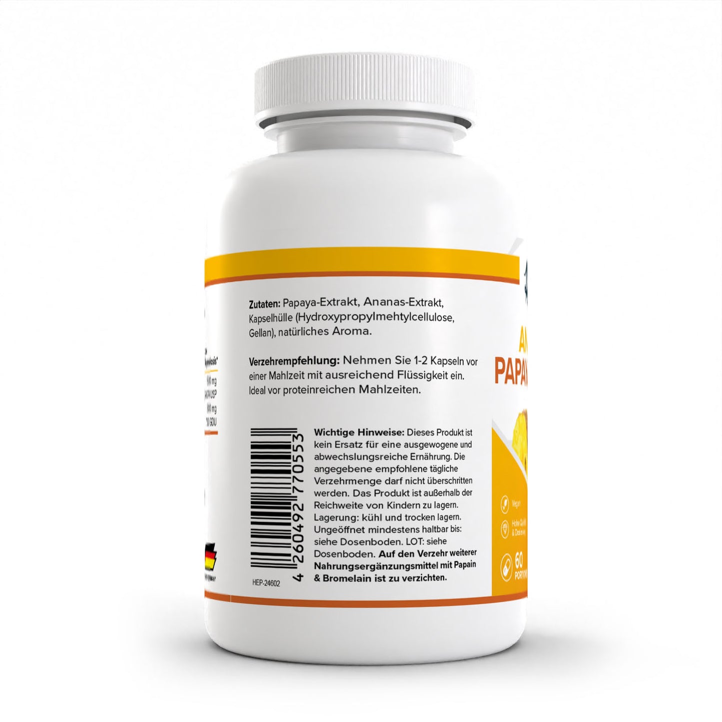 HEALTH+ ENZIMI DI ANANAS-PAPAYA 120 capsule