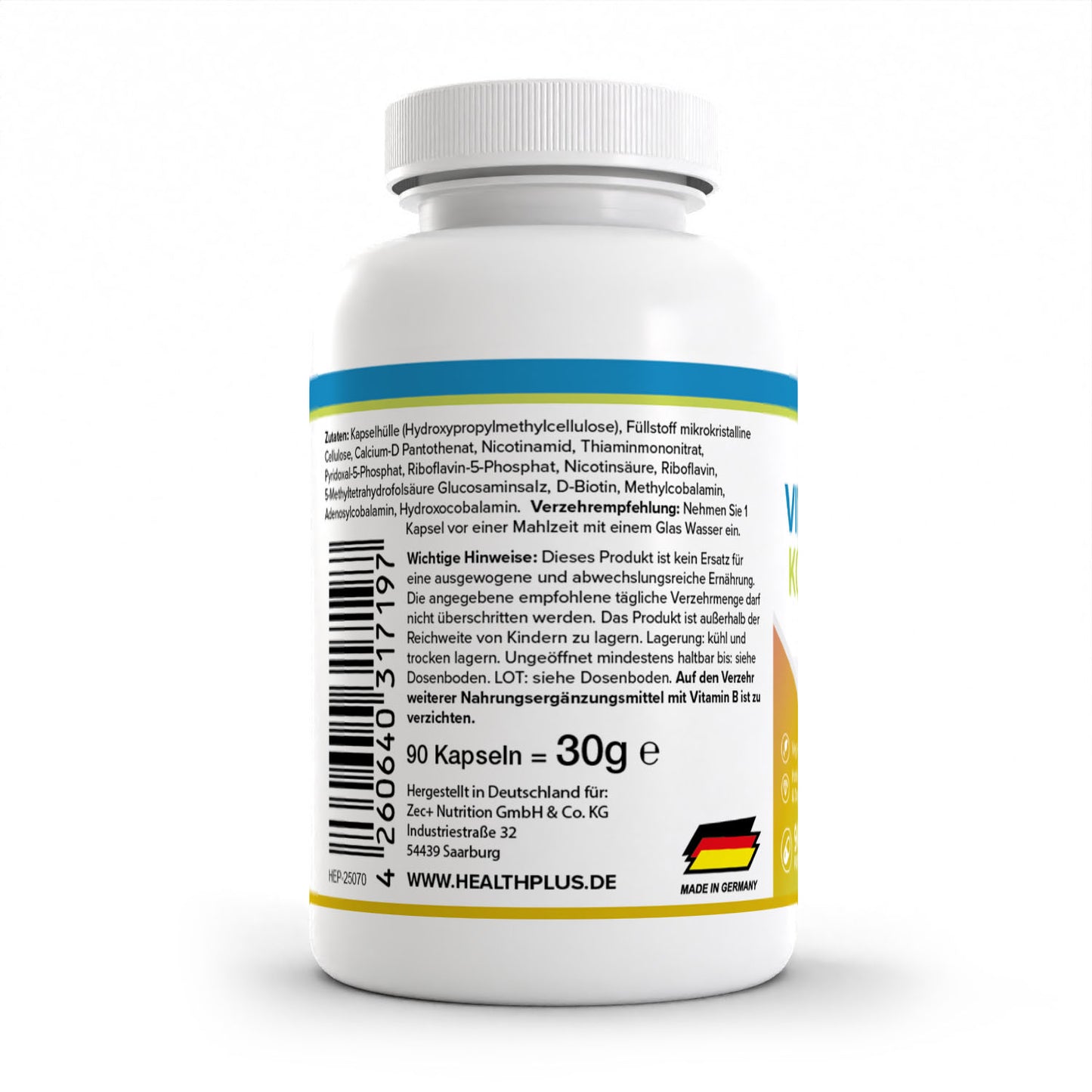 HEALTH+ COMPLEJO DE VITAMINA B 
